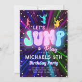 フンパーティー招待状 | トランポリンパーティー 招待状 (正面)
