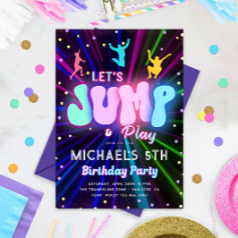 フンパーティー招待状 | トランポリンパーティー 招待状