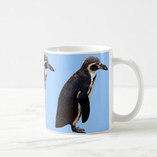 フンボルトのかわいい白黒ペンギン コーヒーマグカップ (右)