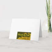 フンボルトリリー誕生日 カード (裏面)