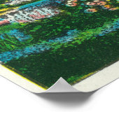 フンボルト公園フローラエンブレムビュー ポスター (角)