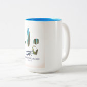 フンボルト・トイヤベ州立森林ネバダの地図 ツートーンマグカップ (正面右)