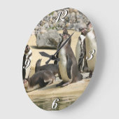 フンボルト・ペンギン時計 ラージ壁時計 (傾斜)