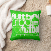 フンボル;ネオングリーンストライプズ クッション (ブランケット)