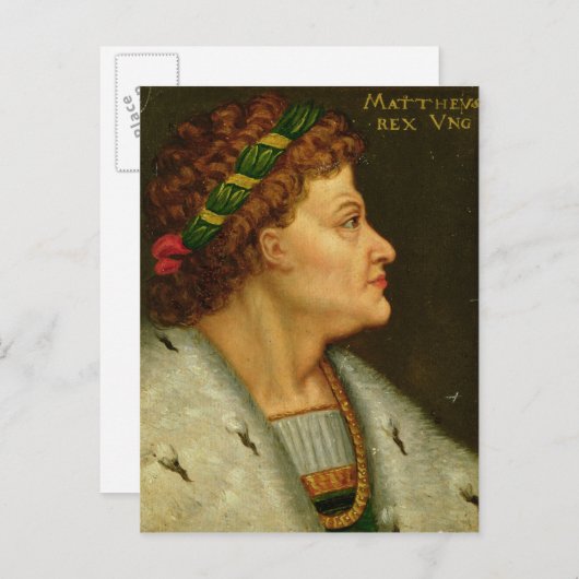 フンヤディ・マティアスI ポストカード (正面/裏面)