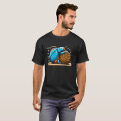 フン甲虫の虫の恋人Entomology未来Entomol Tシャツ (正面フル)