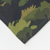 フヴァルクロアチアトラベルアートヴィンテージ フリースブランケット (角)