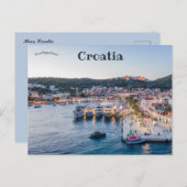 フヴァル・クロアチアの眺め ポストカード (正面/裏面)