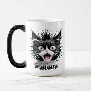 フーおもしろいキャットミーム引用文   かわいい猫コーヒーマグ モーフィングマグカップ