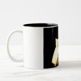 フーおもしろいル白熱［赤熱］光を放つ ツートーンマグカップ