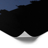 フーに対する屋根の上の煙突のスイープのシルエット ポスター (角)