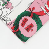 フーのクリスマス祝宴 フリースブランケット (角)