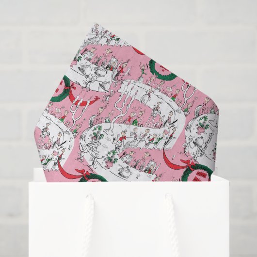 フーのクリスマス祝宴 薄葉紙 (ギフトバッグ)