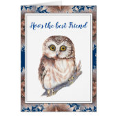 フーの最高の友人かわいいフクロウ (正面)