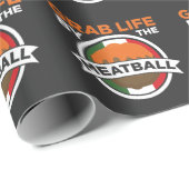 フーイタリアンドスパゲティメートボールパスタイタリア旗 ラッピングペーパー (ロールコーナー)