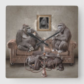 フーカの時刻時計だ スクエア壁時計 (正面)