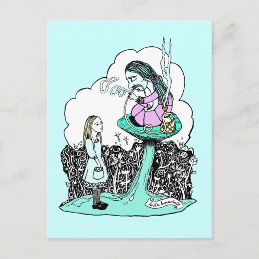 フーカ喫煙キャタピラーハガキ ポストカード (正面)