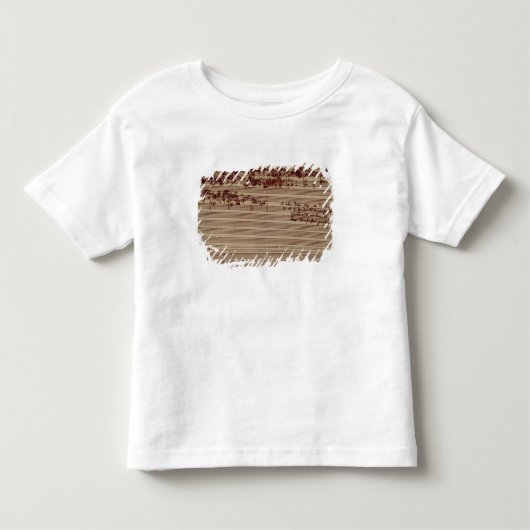 フーガ、1740年代の芸術の最後のページ トドラーTシャツ (正面)