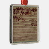 フーガ、1740年代の芸術の最後のページ メタルオーナメント (右)