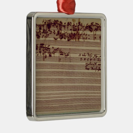 フーガ、1740年代の芸術の最後のページ メタルオーナメント (右)