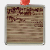 フーガ、1740年代の芸術の最後のページ メタルオーナメント (正面)