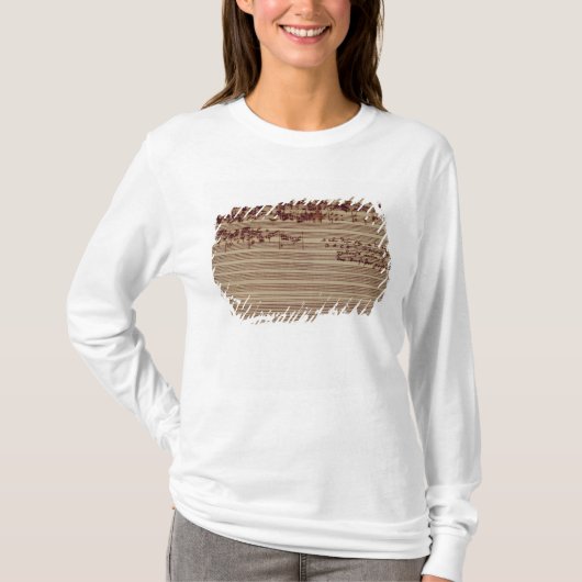 フーガ、1740年代の芸術の最後のページ Tシャツ (正面)