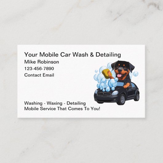 フーキュートカーディテレーティングウォッシュテーマ 名刺 (正面)