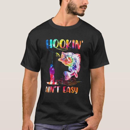 フーキンアイン簡単魚釣り絞り染め Tシャツ (正面)