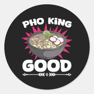 フーキングアジア食べ物フースープベトナム語フーヌードル ラウンドシール