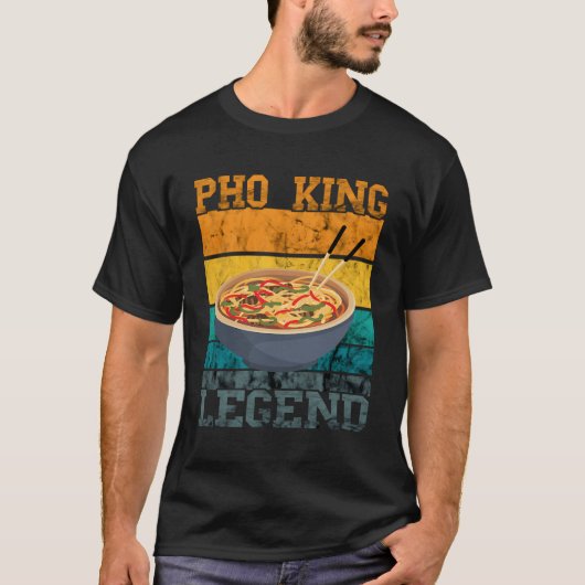 フーキングレジェンドヴィンテージレトロラーメン麺アジアF Tシャツ (正面)