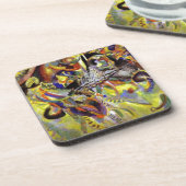 フーグ抽象芸術絵画ズバイカンディンスキー コースター (左側)