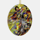 フーグ抽象芸術絵画ズバイカンディンスキー セラミックオーナメント (右)