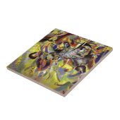 フーグ抽象芸術絵画ズバイカンディンスキー タイル (側面)