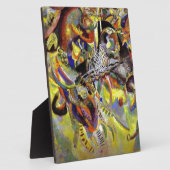 フーグ抽象芸術絵画ズバイカンディンスキー フォトプラーク (側面)