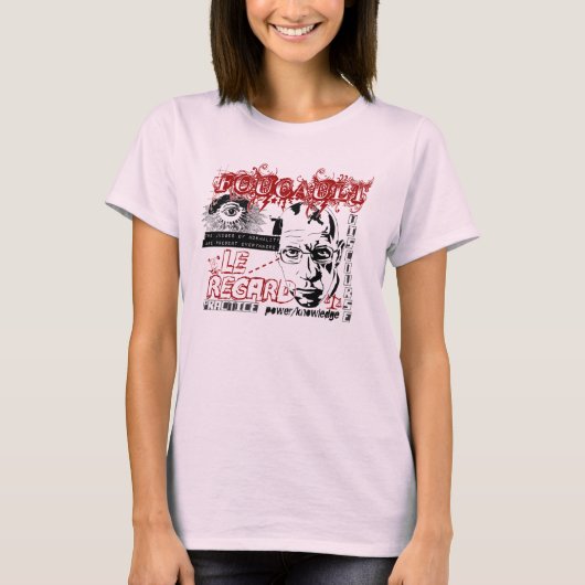フーコー – Le Regard Tシャツ (正面)