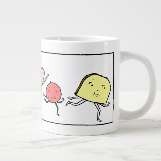 フーズお気に入りのヴィンテージアート ジャンボコーヒーマグカップ (右)