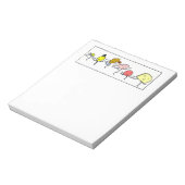 フーズお気に入りのヴィンテージアート ノートパッド (回転)