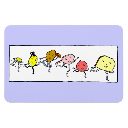 フーズお気に入りのヴィンテージアート マグネット (横)