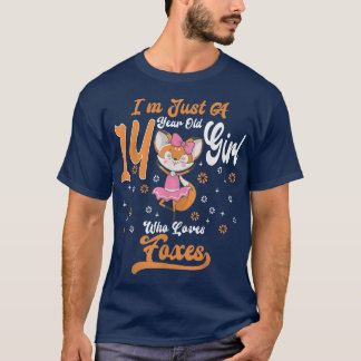 フーズの誕生日を愛する14歳の少女 Tシャツ