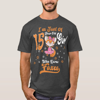 フーズの誕生日を愛する15歳の少女 Tシャツ