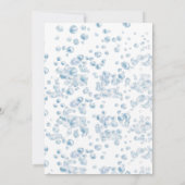 フーズクールフィッシュシーブルーホエールシャーク1st誕生日 招待状 (裏面)