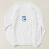 「フーズ顔」、ハッピーホリークリスマス、スウェットシャツ Tシャツ (デザイン裏面)