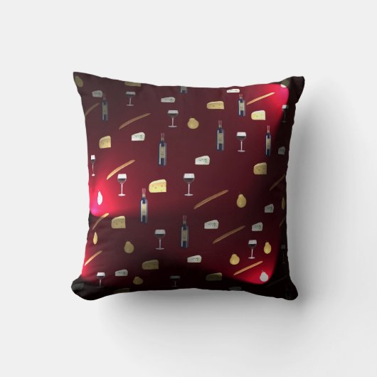 フーズ・ディライトクランベリー・ライト クッション (正面)