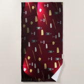 フーズ・ディライトクランベリー・ライト ビーチタオル (正面)