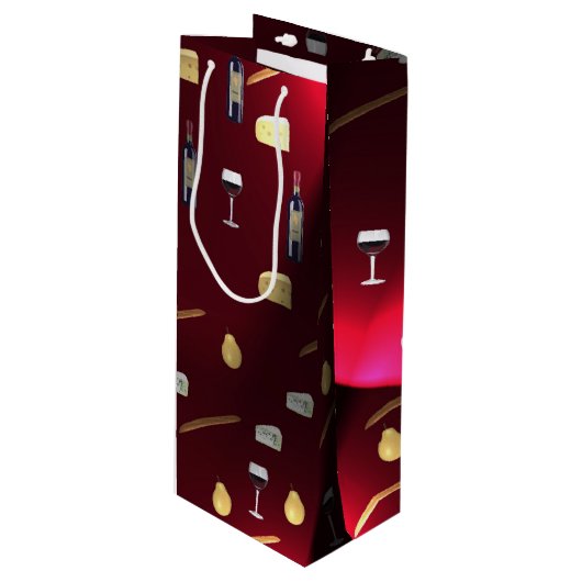 フーズ・ディライトクランベリー・ライト ワインギフトバッグ (正面アングル)