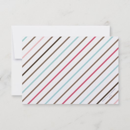 フーセンガムのフーセンガムの性は投票用紙を明らかにします 招待状 (裏面)