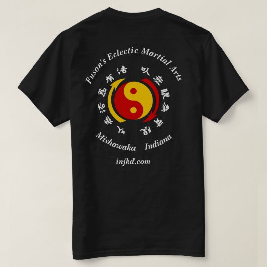 フーソンのJKD Tシャツ (デザイン裏面)