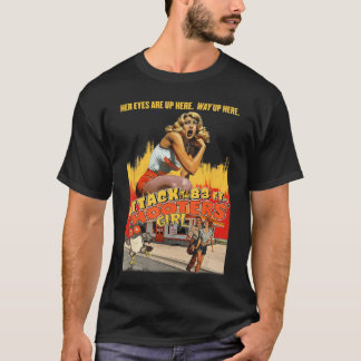 フーターズガール83ftの攻撃 楽しいB級映画 Tシャツ