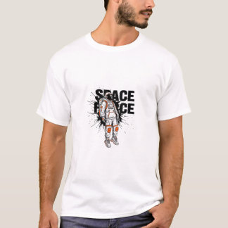 フーディを着たストリートウェア宇宙飛行士 スペースファッション Tシャツ