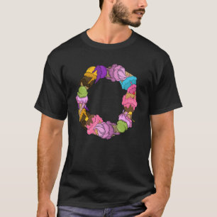 フーディー アイスクリーム コーン サマー デザート スイーツ アイス Tシャツ